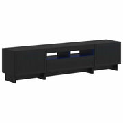 Mobile TV LED a 5 pezzi Nero Legno ingegnerizzato 3416415