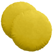 Cuscini per Seduta 2 pz | Cuscini per sedie Giallo ? 40 x 13 cm Velluto