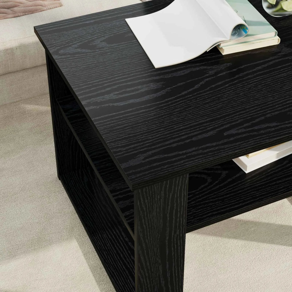 Tavolino da salotto Rovere Nero 64 x 54 x 44 cm