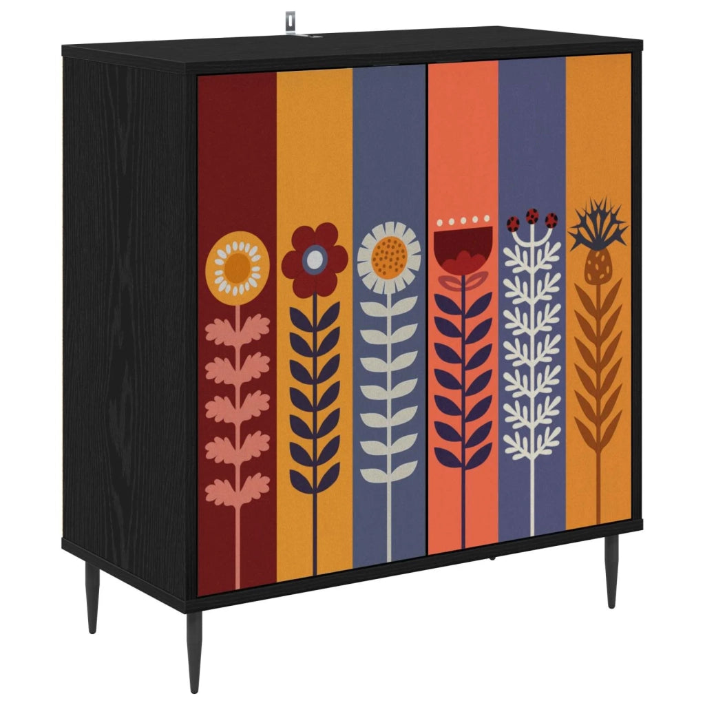 Credenza ESSEN Rovere Nero 69 x 33 x 76 cm Legno ingegnerizzato 8006942
