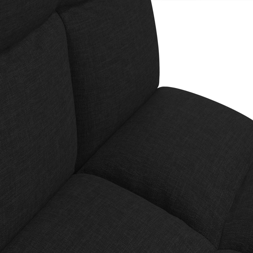 Sedia da Pavimento Nero 50 x 61 x 57 cm Tessuto 42028144