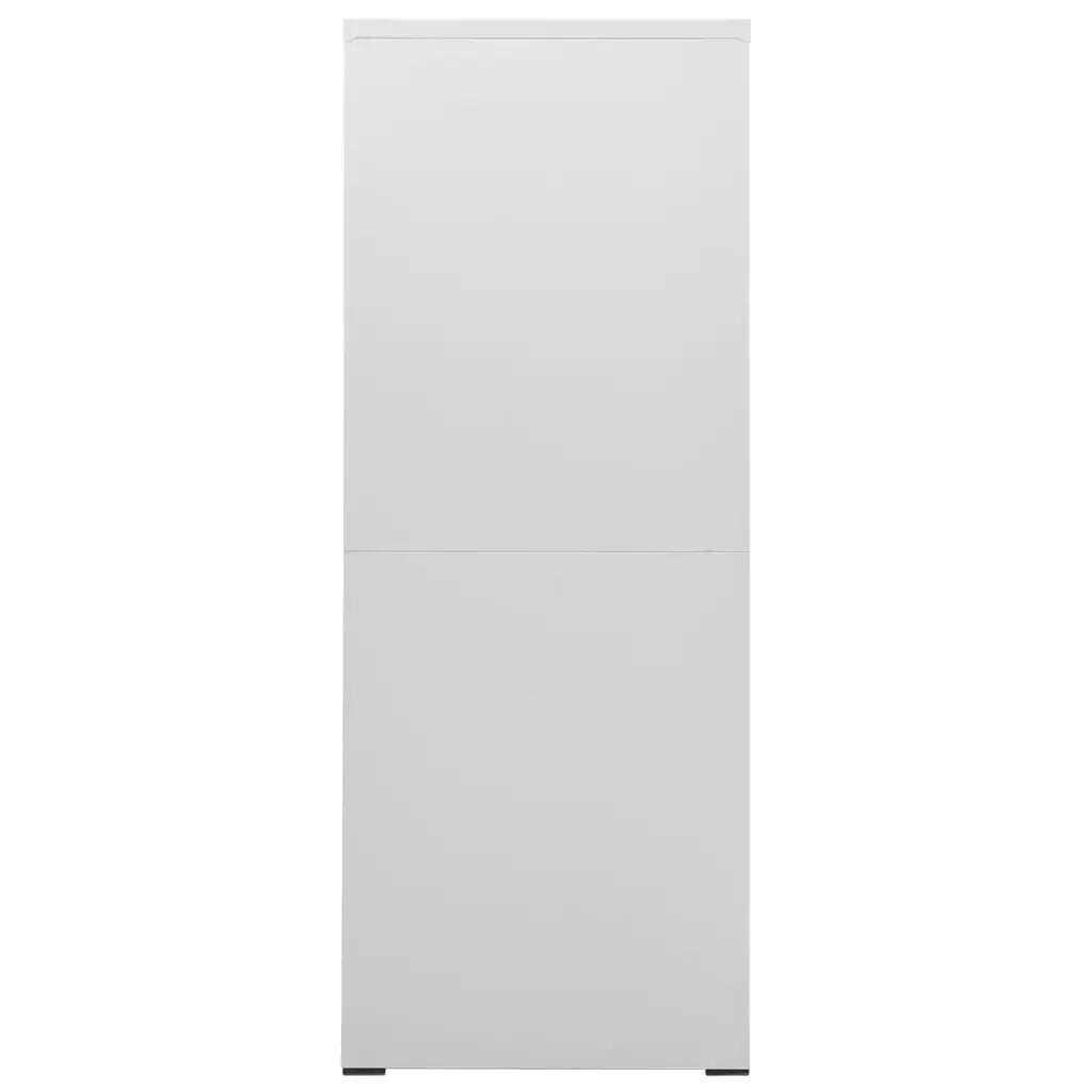 Armadio Classificatore Grigio Chiaro 46x62x164 cm in Acciaio 336283