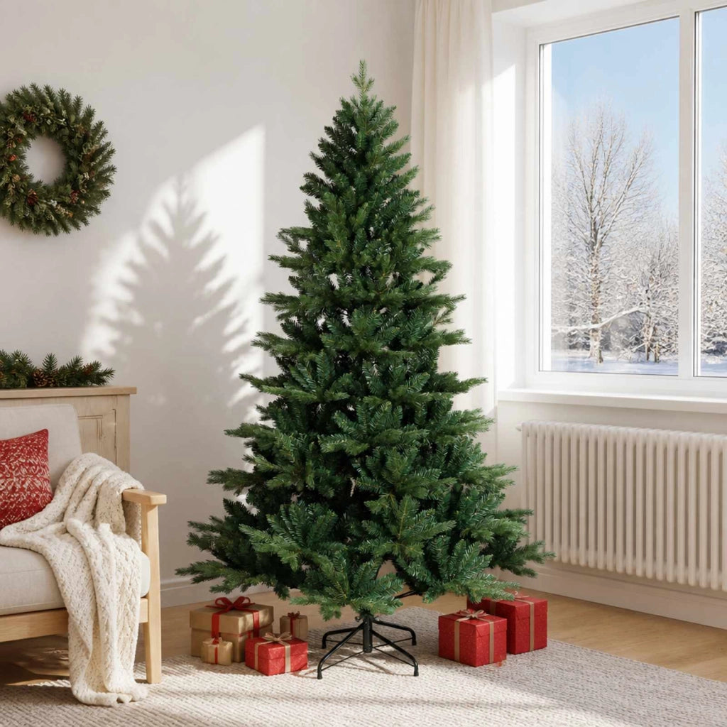 Albero di Natale Artificiale con Rami Pieghevoli 180 cm 42055529