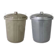BIDONE PER RIFIUTI 'BIN' Ø 44xh 54 cm, 50 lt - Col. Silver