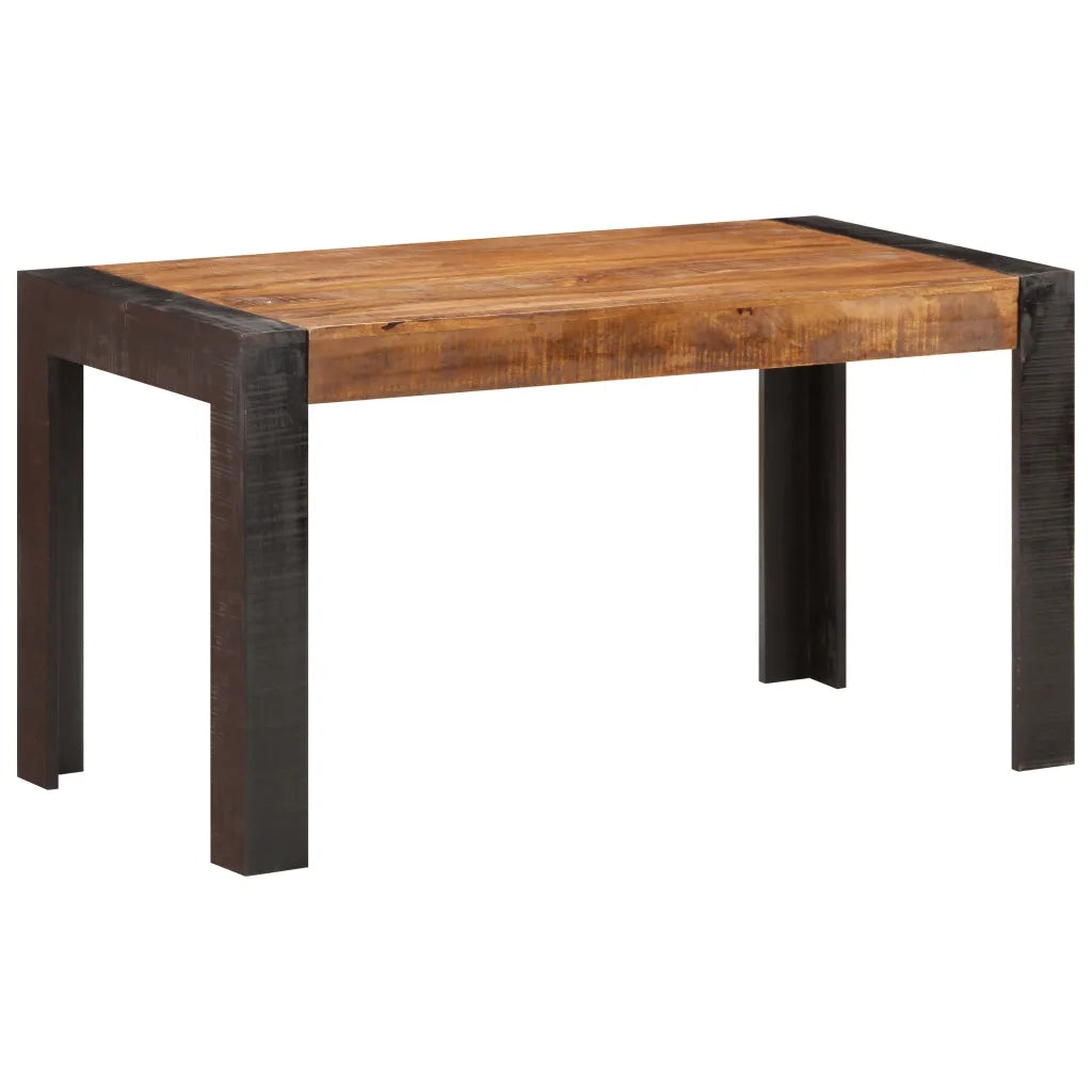 Tavolo da Pranzo | Tavolo da cucina 140x70x76 cm in Legno Massello di Mango Grezzo