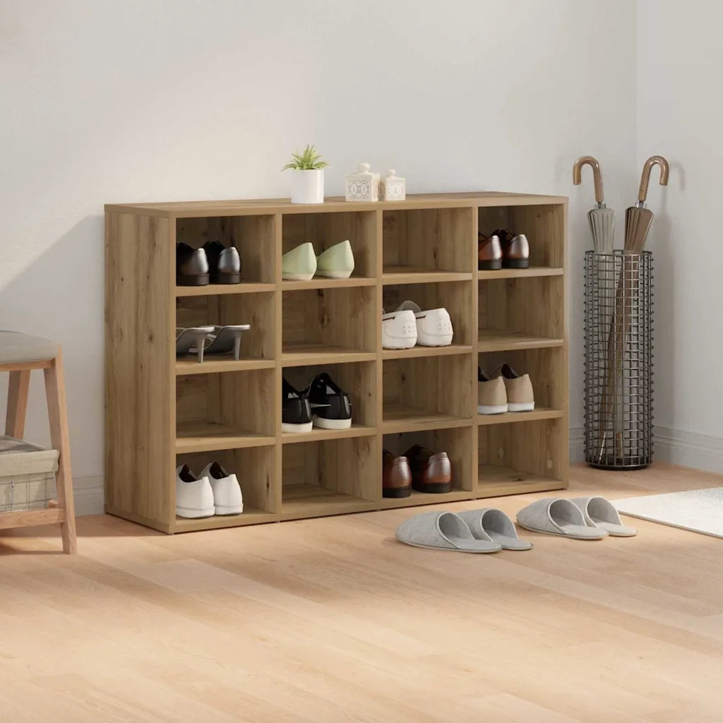 vidaXL Scarpiera rovere artigianale 103 x 30 x 67 cm Legno multistrato