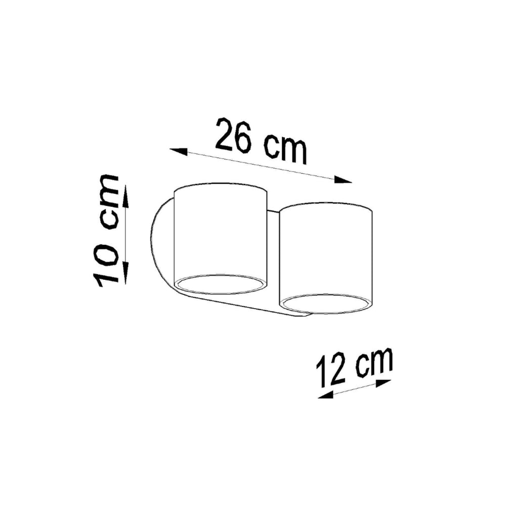 Applique Pure Lume Rondeo 2 luci bianca G9 LED PU.0659