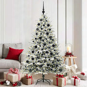 Albero di Natale Artificiale Pre-illuminato con Set di Palline