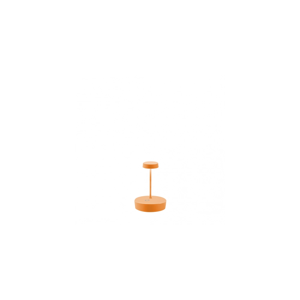 Lampada a led da tavolo Swap mini pro Arancio ricaricabile e dimmerabile