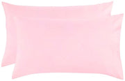 Set di 2 cuscini copri - Dimensioni 51*92cm - Copri cuscino in 100% poliestere con chiusura a sacchetto - Resistente alle pieghe, incolore, resistente alle macchie copri cuscino - rosa - 20*36in(51*92cm)