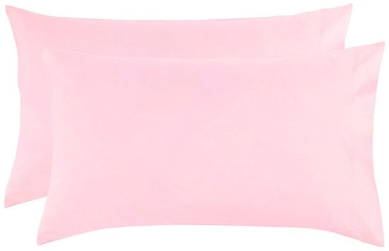 Set di 2 cuscini copri - Dimensioni 51*92cm - Copri cuscino in 100% poliestere con chiusura a sacchetto - Resistente alle pieghe, incolore, resistente alle macchie copri cuscino - rosa - 20*36in(51*92cm)