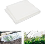 Foglia trasparente per capanne, olio di plastica, foglia trasparente per capanne resistenti alle screpolature, per capanne per orticoltura, tunnel di plastica, 2x10m