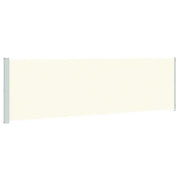 Tenda da Sole | Tenda parasole Laterale Retrattile per Patio 180x600 cm Crema