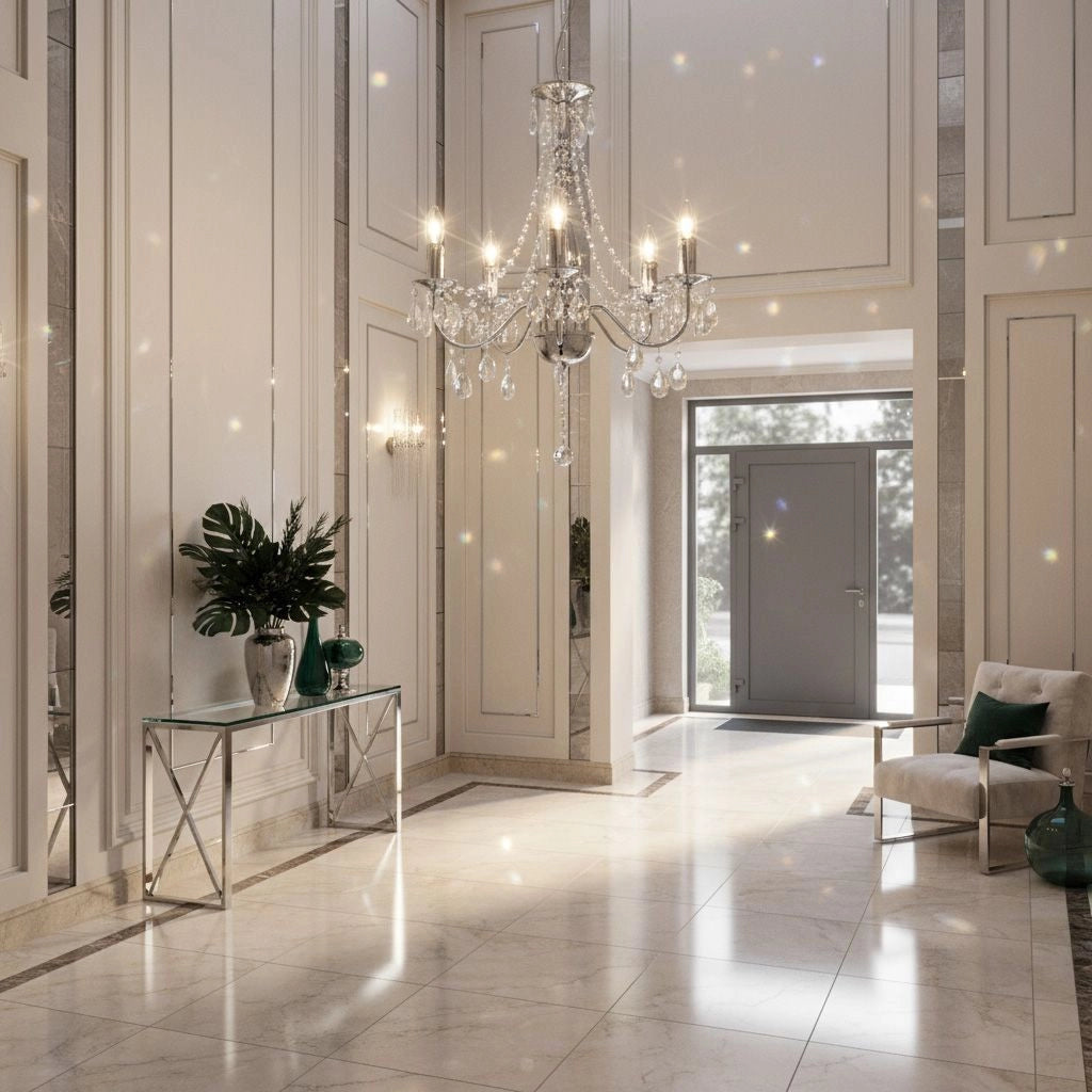 Lampada Da Soffitto Ebt014-5cp Chrome