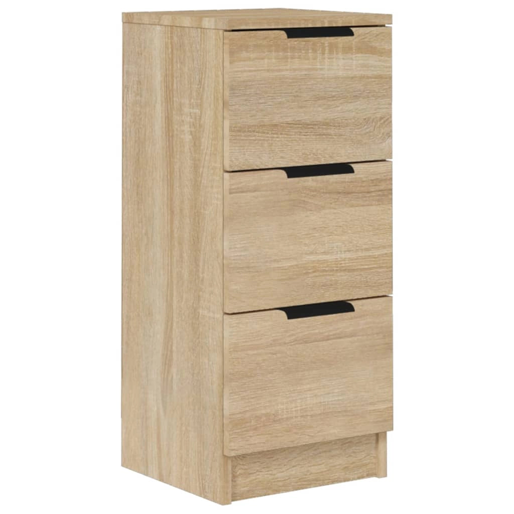 Buffet credenza cassettiera armadio mobile contenitore organizer cucina soggiorno rovere Sonoma 30 x 30 x 70 cm legno ingegnerizzato marrone 02_0031500
