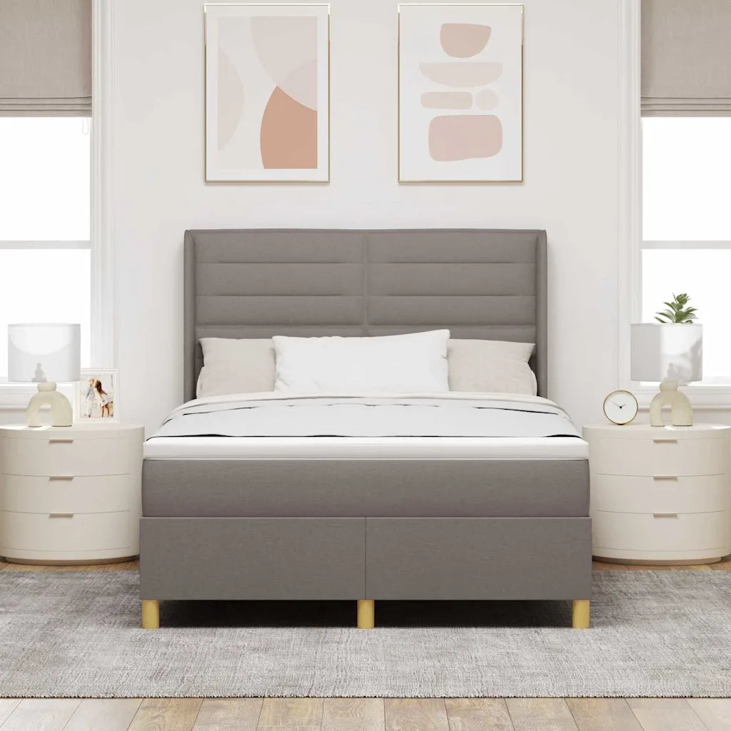 Letto a molle con materasso Talpa 140 x 200 cm Tessuto