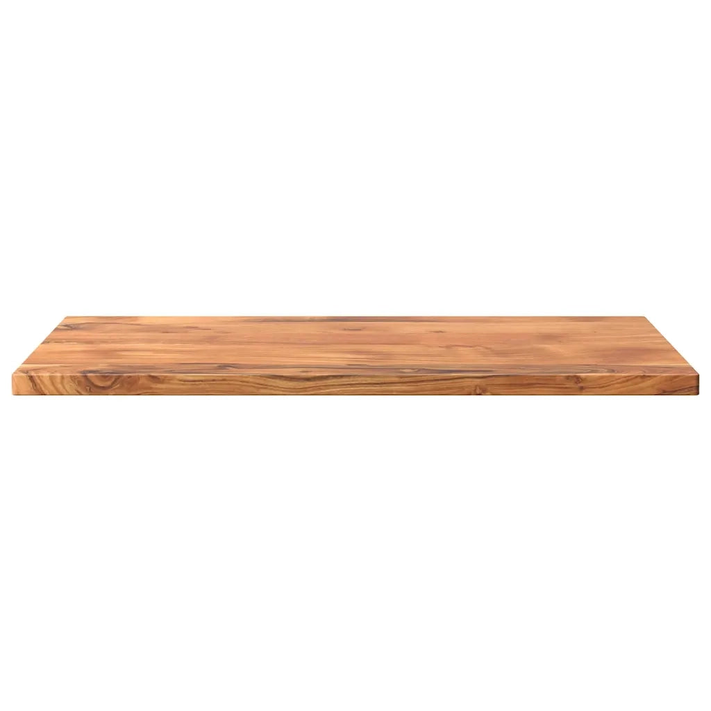 Piano Tavolo 80x60x3,8 cm Rettangolare Legno Massello Acacia
