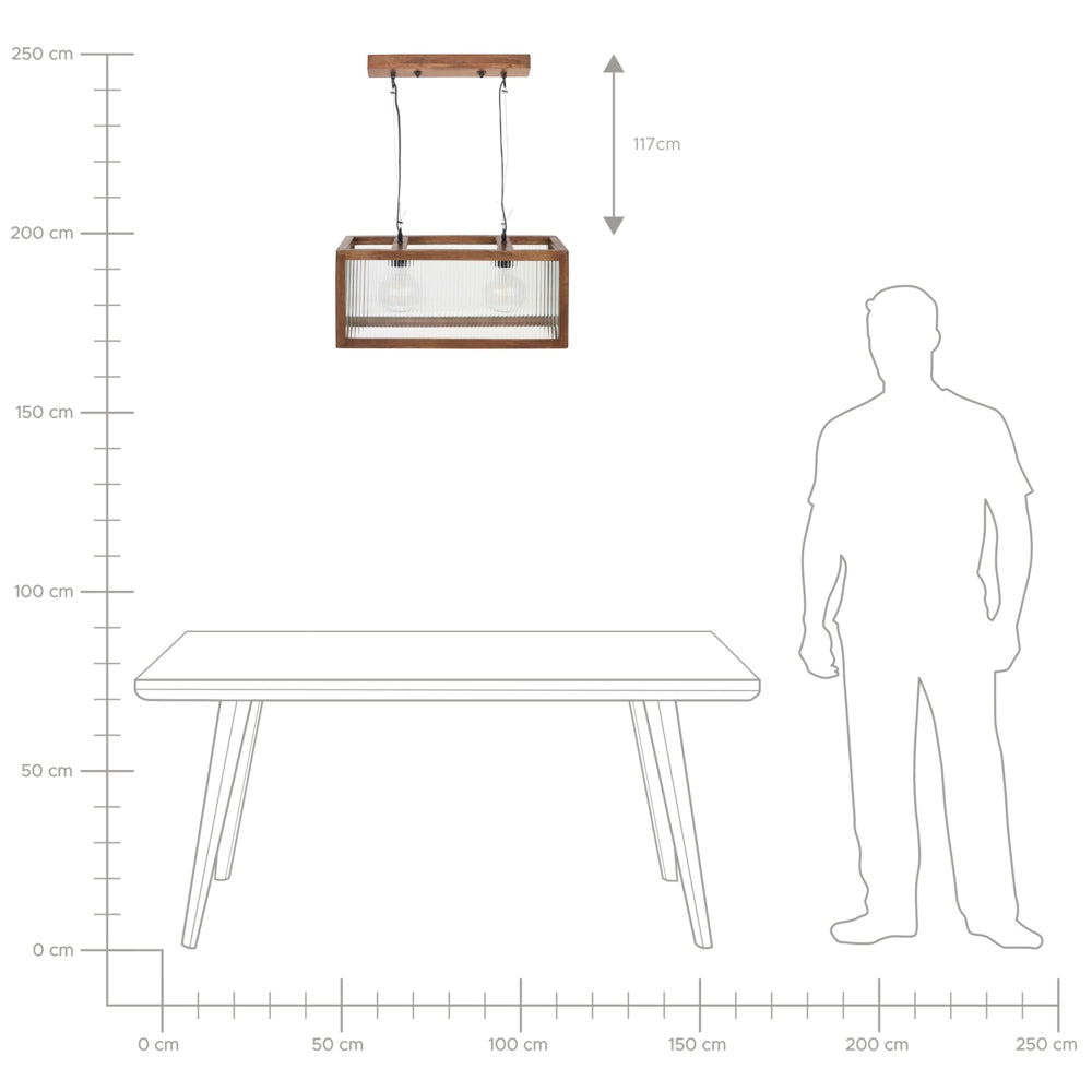 Lampada a sospensione Luce Legno Naturale Mango Paralume Plafoniera Stile Industriale Boho Accessori per la casa Fatti a mano