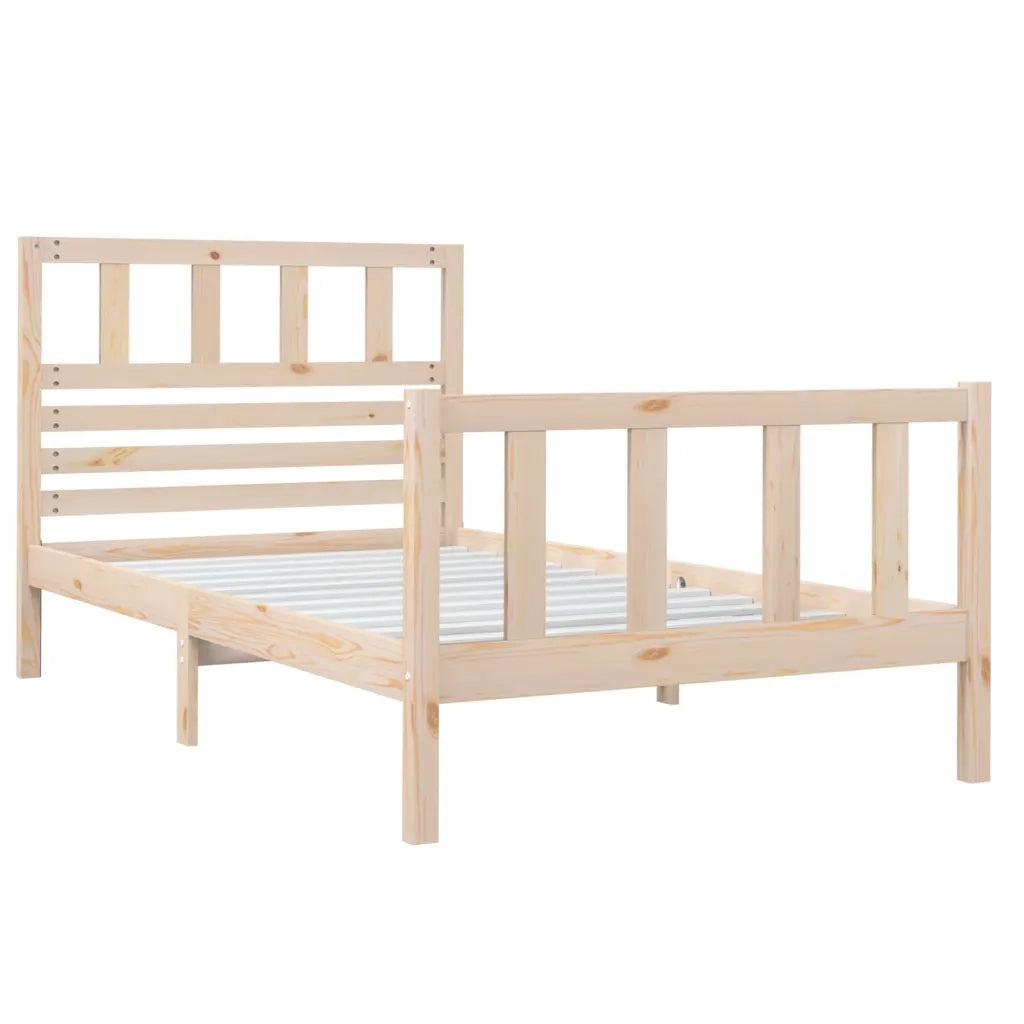 Giroletto-Struttura Letto 90x190 cm Single in Legno Massello 902180