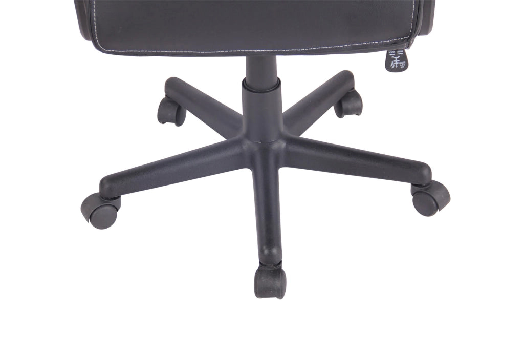 Sedia Gaming Elbing In Similpelle nero/nero