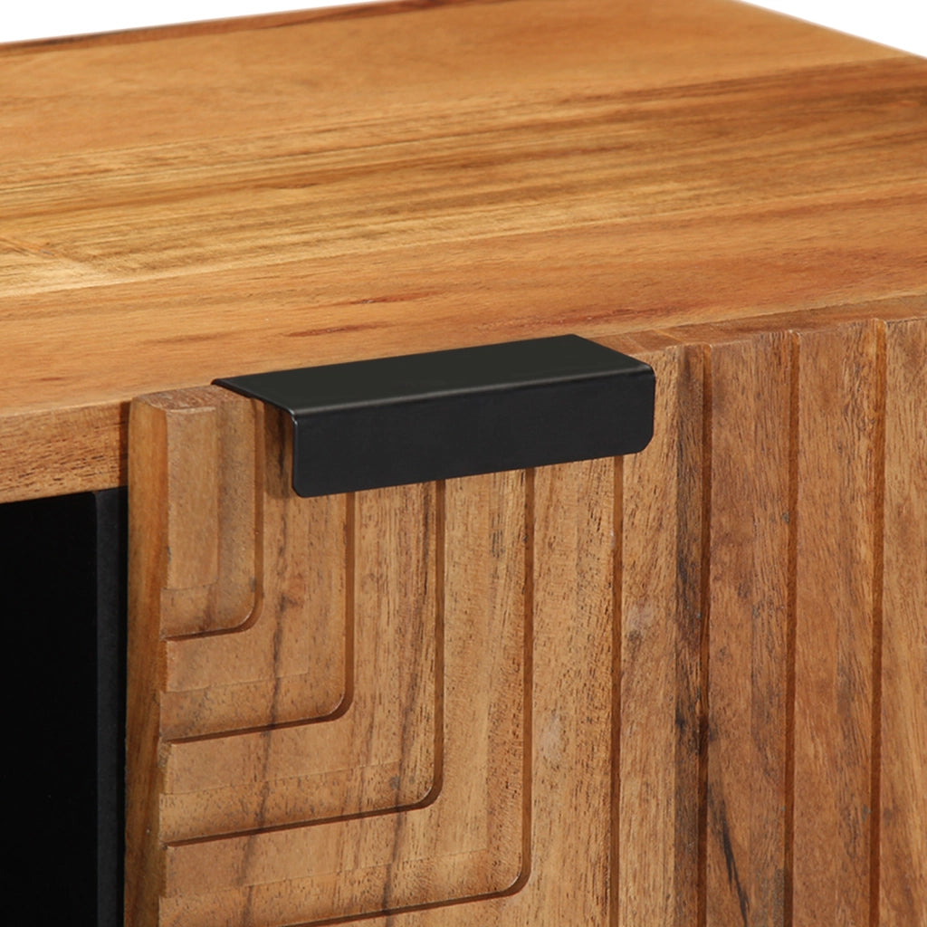 Mobile TV  80x31,5x46 cm in legno massello di acacia