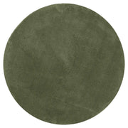 Tappeto del soggiorno | Tappeto Pelo Corto HUARTE Morbido Lavabile Verde Bosco ? 100 cm
