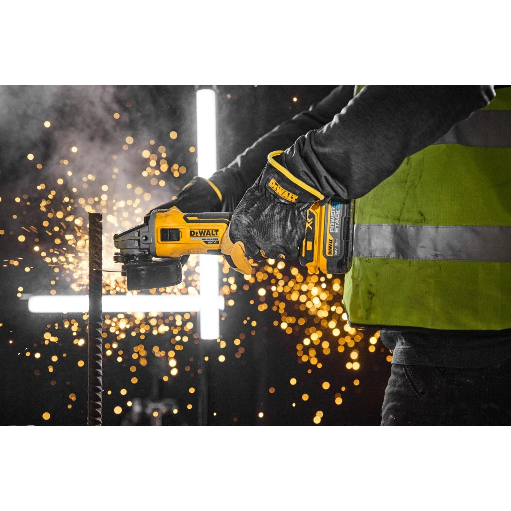 Smerigliatrice angolare DeWalt DCG405H2T 18V 125mm con batterie Powerstack 5.0Ah