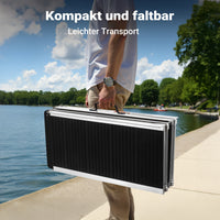 Rampa a valigia per sedia a rotelle, pieghevole mobile antiscivolo, in alluminio 183cm 270kg