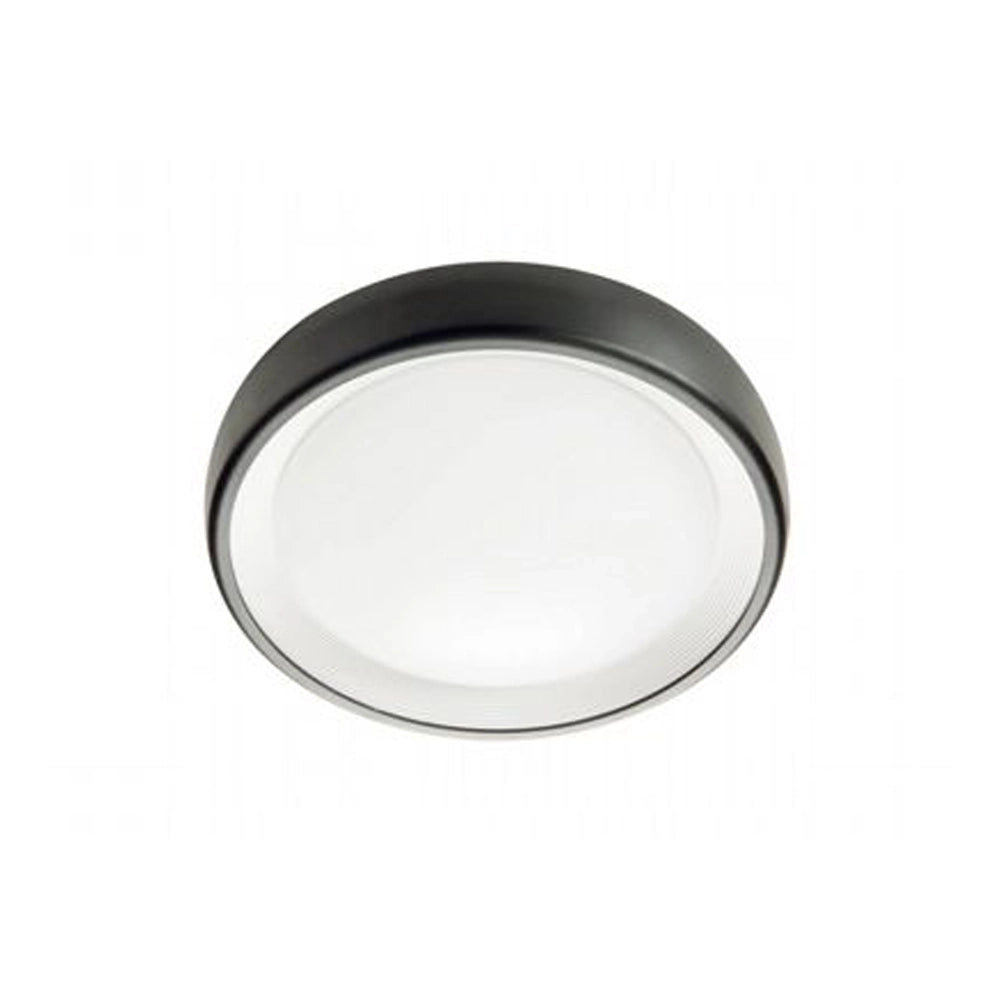 Plafoniera Esterno Moderna Loft Alluminio E Termoplastica Grigio Led 13W 4000K