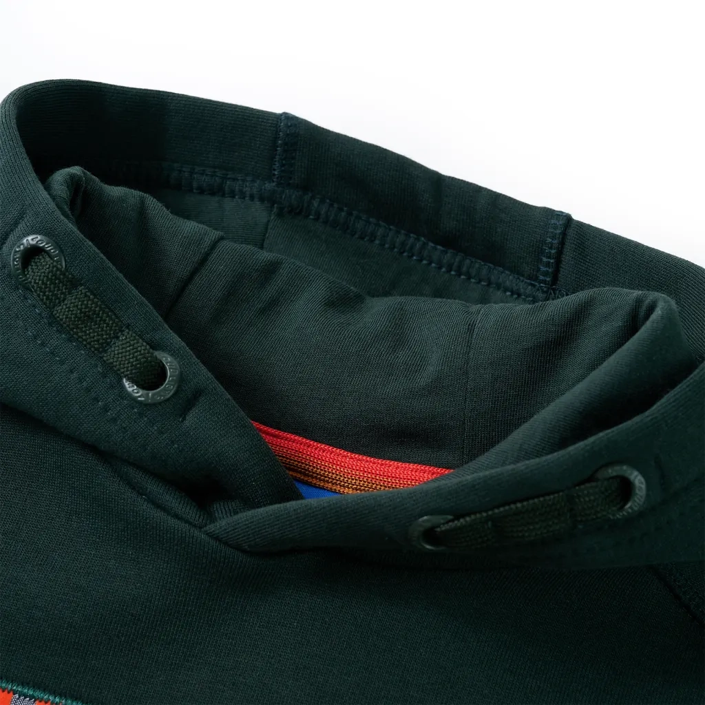 Felpa con Cappuccio per Bambini Verde Scuro 116cod mxl 93300