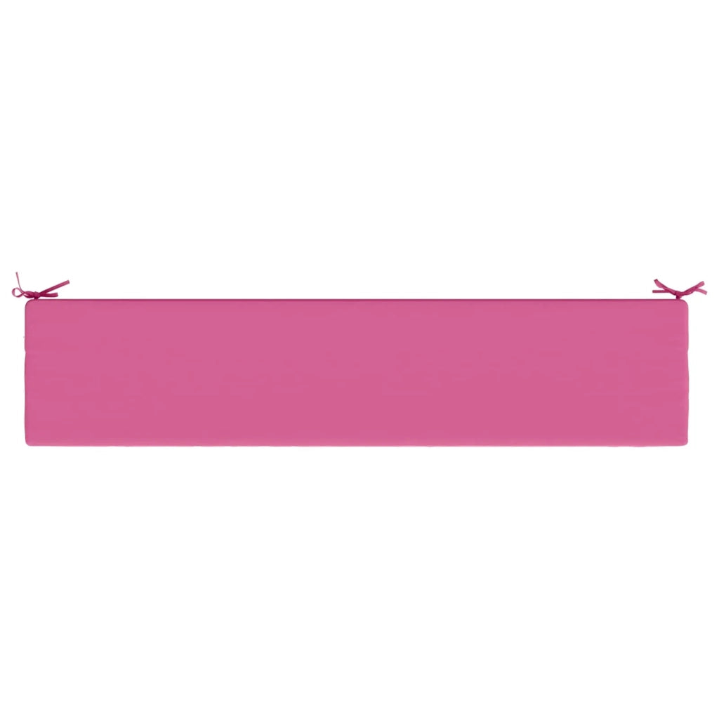 Cuscini per Panchina a 2 Pezzi SOEST 2 pz 100% Poliestere Rosa 950057