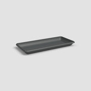 Piatto rettangolare in antracite - 50 cm - uso multifunzionale