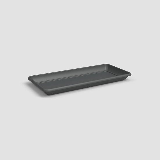 Piatto rettangolare in antracite - 50 cm - uso multifunzionale