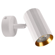 Plafoniera/Applique Polux NICEA bianco-oro GU10 1 luce