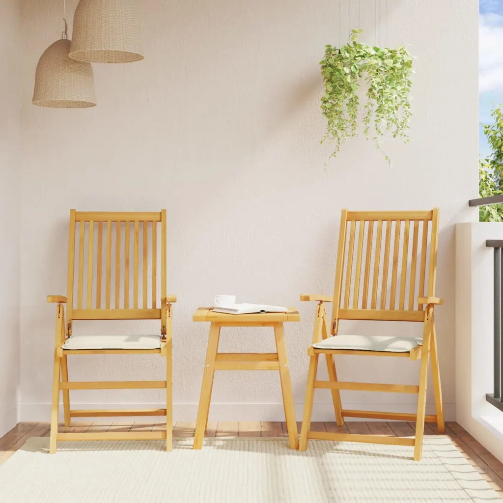 Imbottitura per Seduta Giardino 2pz Crema 45x45x2 cm Quadrata 847725