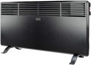 Black+decker bxcsh1800e termoconvettore, 1800 w, steel, nero, comandi digitali, spegnimento automatico