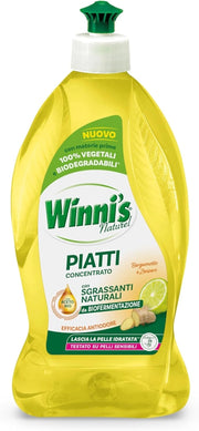 WINNI'S DETERSIVO PER I PIATTI DA 480 ML BERGAMOTTO E ZENZERO