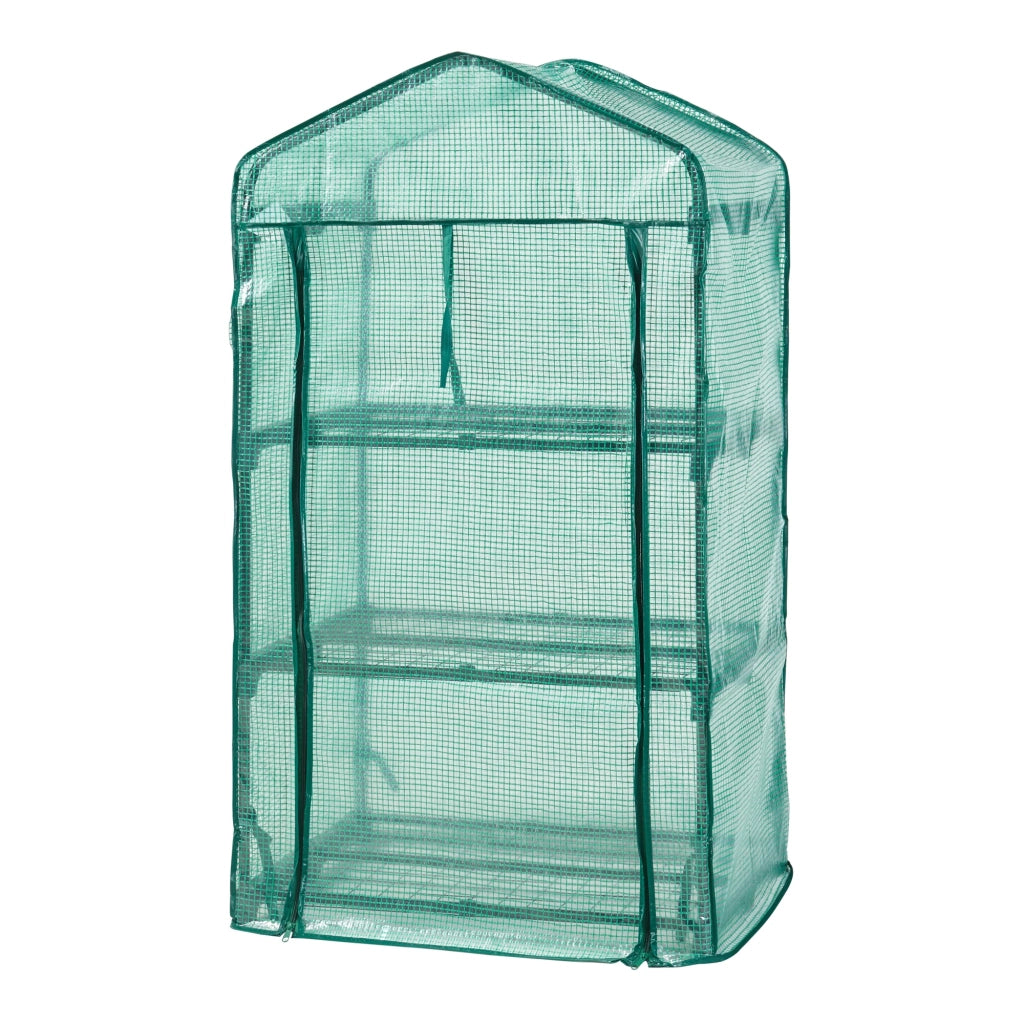 Serra da giardino a 3 piani 125 x 69 x 49 cm verde 03_0010540