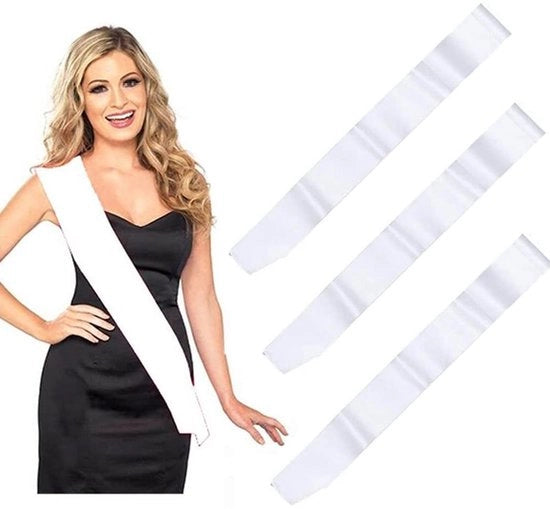 Seta per decorazione di festa - 4 pezzi - Sash