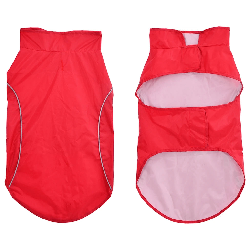 Impermeabile per Cani con Strisce Riflettenti Poliestere L CFW7498212