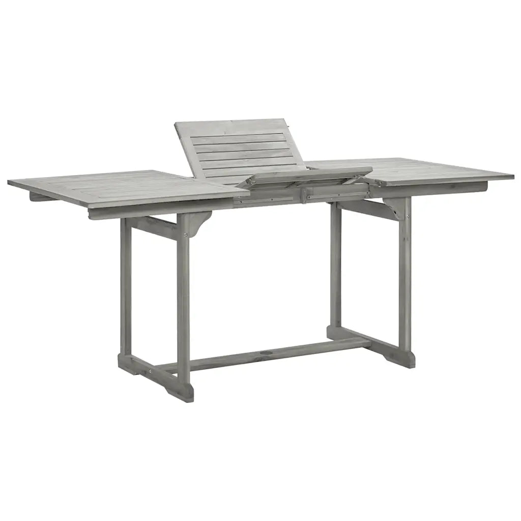 Tavolo da Pranzo per Esterni (120-170)x80x75 cm Massello Acacia cod mxl 34480