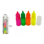 Trade Shop - Penna Evidenziatore A 4 Punte Colori Appunti Scuola Bambini Studio Ufficio -