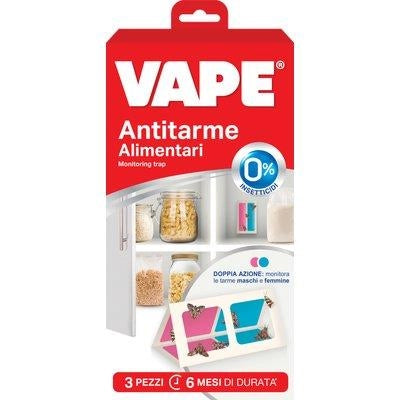 ANTITARME ALIMENTARE ASTUCCIO VAPE - CF=PZ 3- 12 confezioni