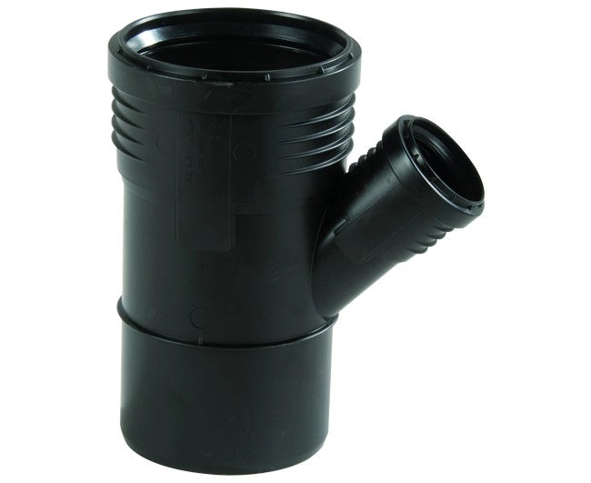 BRAGA RIDOTTA 45  ° AD INNESTO IN PP CON GUARNIZIONE SERIE SILENT  EE ¸90/50   GEBERIT