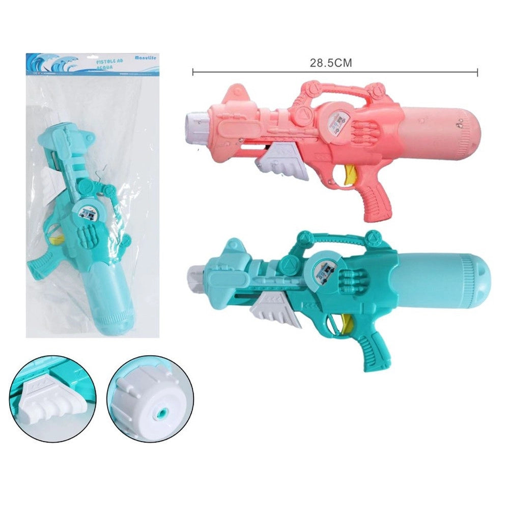 Trade Shop - Pistola Ad Acqua 3300 Per Bambini Divertente Giocattolo Estate 28.5cm 2 Colori 618550 -
