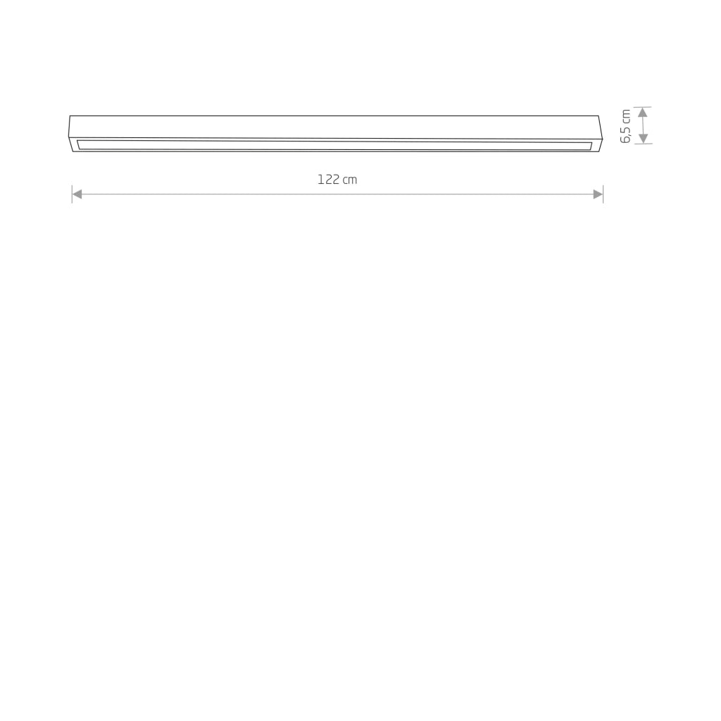 Plafoniera LED da soffitto Nowodvorski Straight 7556 bianca