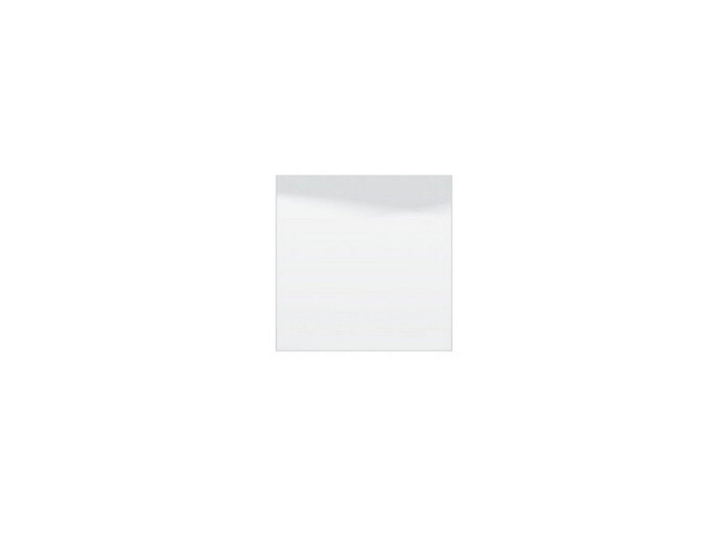 Rizzardi, Specchio kit Fissaggio a Muro Incluso, 76.5x76.5h cm Bianco