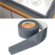 Plinti autoforando 10 m - profilo PVC - plinti di finitura - cucina e bagno - grigio scuro