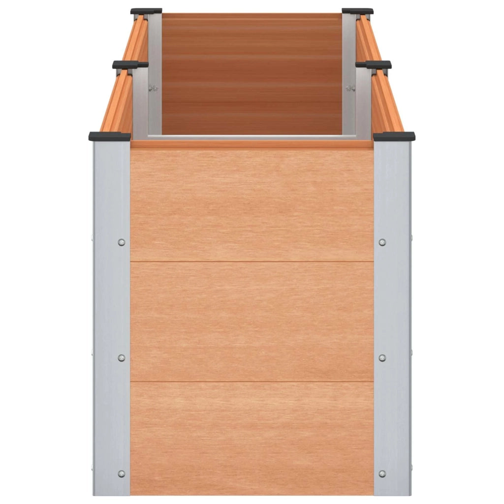 Letto rialzato da giardino Marrone 200 x 50 x 54 cm 42039004
