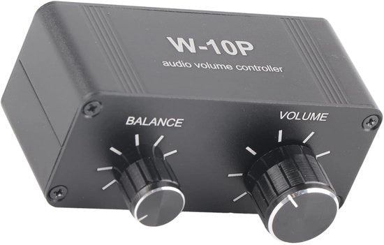 Altoparlante portatile - Amplificatore mini stereo - 3,5 mm ingresso/uscita - Design portatile - Alloggiamento in alluminio - Funzionamento plug-and-play